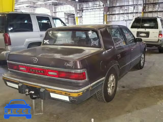 1991 DODGE DYNASTY 1B3XC46R4MD131676 Bild 3