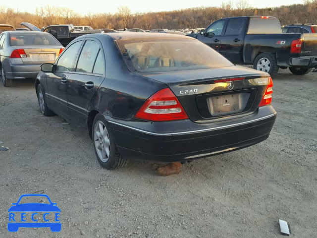 2003 MERCEDES-BENZ C 240 4MAT WDBRF81J63F378447 зображення 2