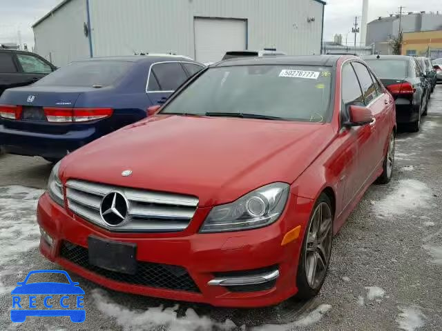 2012 MERCEDES-BENZ C 350 4MAT WDDGF8JB5CA716084 зображення 1