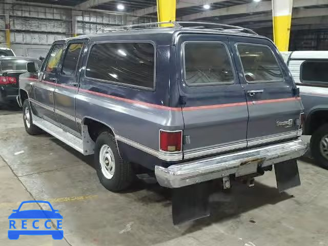 1987 CHEVROLET SUBURBAN V 1GNEV16K4HF185577 image 2