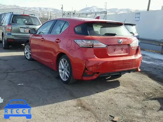 2016 LEXUS CT 200 JTHKD5BH1G2262569 image 2