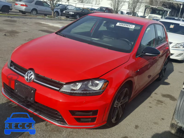 2016 VOLKSWAGEN GOLF R WVWUF7AU4GW149674 image 1