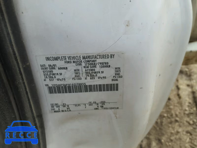 2001 FORD F550 SUPER 1FDAF56FX1ED78855 image 9