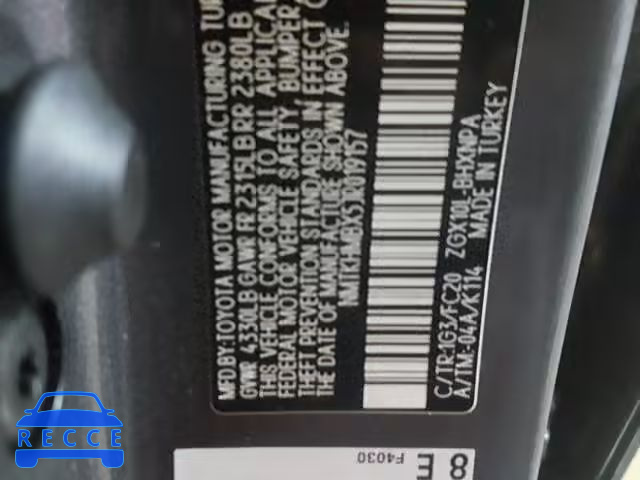 2018 TOYOTA C-HR XLE NMTKHMBX5JR019157 image 9