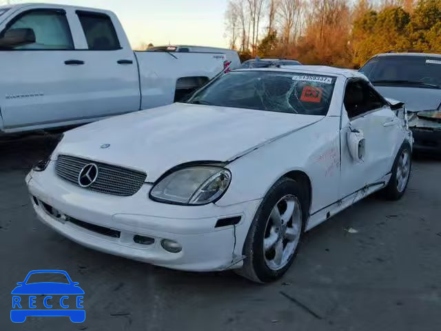 2001 MERCEDES-BENZ SLK 320 WDBKK65F01F174084 image 1