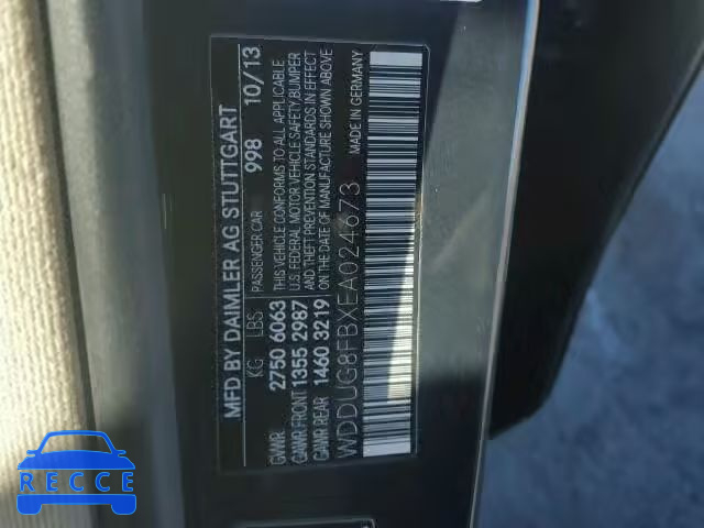 2014 MERCEDES-BENZ S 550 4MAT WDDUG8FBXEA024673 image 9
