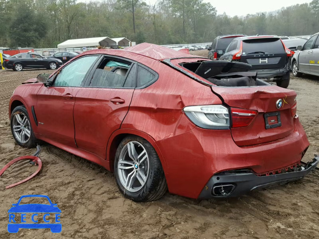 2016 BMW X6 XDRIVE3 5UXKU2C54G0N82449 image 2