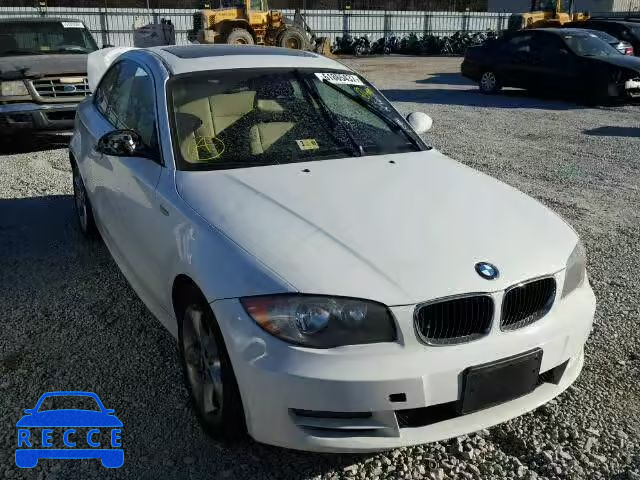 2008 BMW 128 I WBAUP73548VF09889 Bild 0