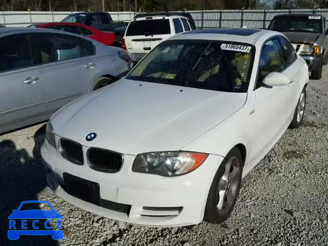 2008 BMW 128 I WBAUP73548VF09889 image 1