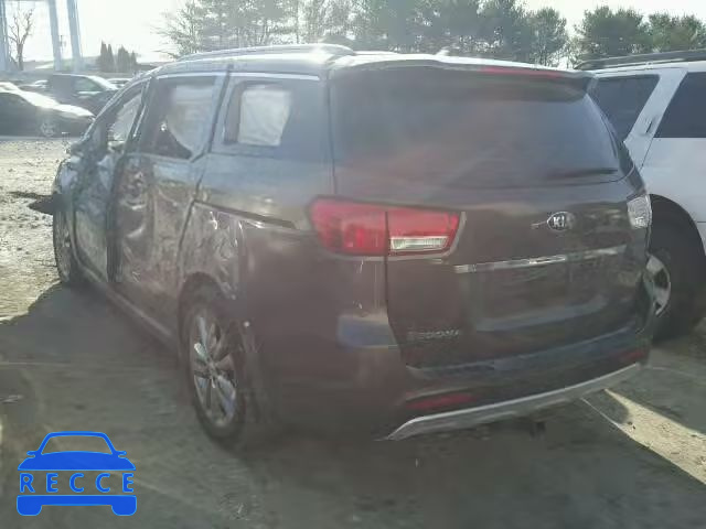 2016 KIA SEDONA SXL KNDME5C16G6170617 image 2