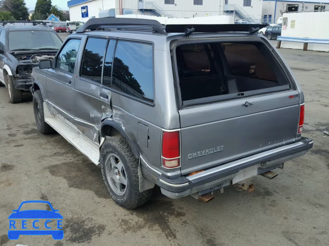 1991 CHEVROLET BLAZER S10 1GNDT13Z9M2165703 image 2