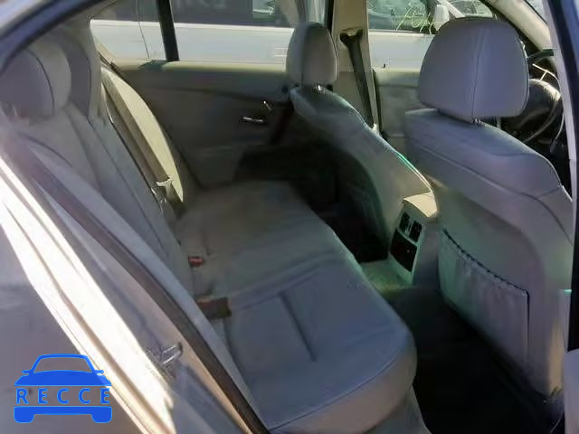 2006 BMW 5 SERIES WBANE53566CK88459 image 5