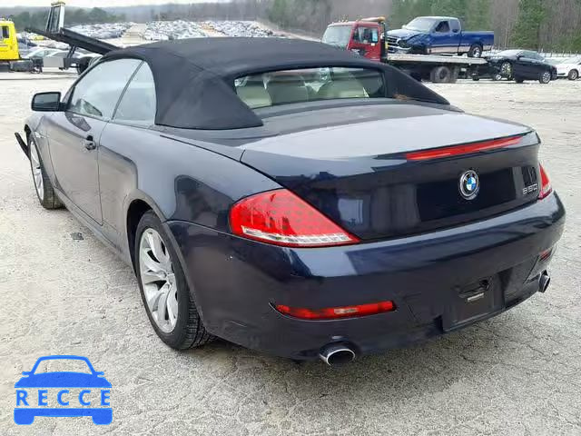 2009 BMW 650 I WBAEB53559CX64388 image 2