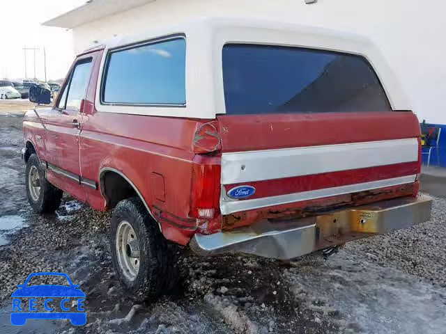 1991 FORD BRONCO U10 1FMEU15H7MLA52014 image 2