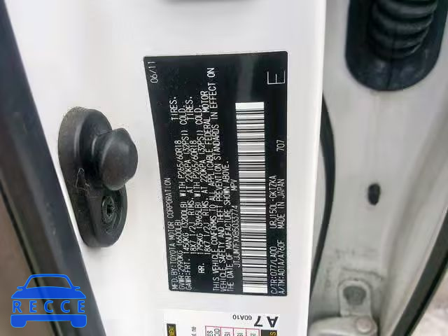 2011 LEXUS GX PREMIUM JTJJM7FXXB5033774 image 9