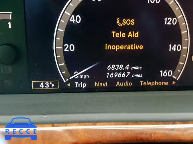 2007 MERCEDES-BENZ S 600 WDDNG76X97A084778 image 7