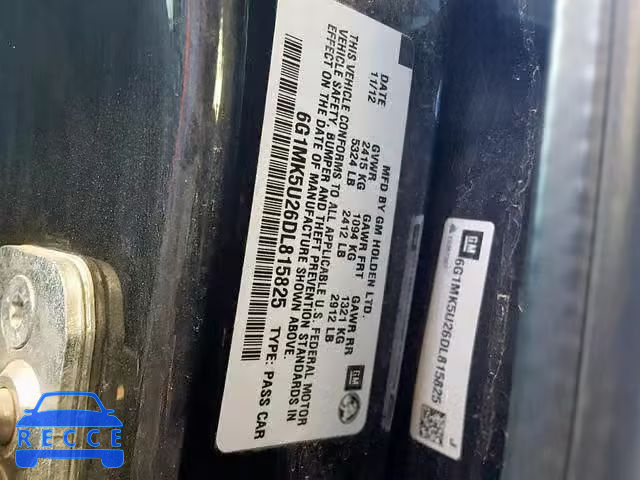 2013 CHEVROLET CAPRICE PO 6G1MK5U26DL815825 image 9