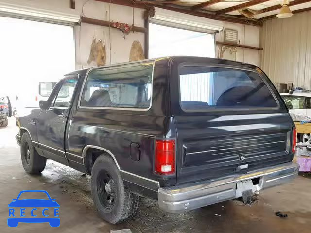 1989 DODGE RAMCHARGER 3B4GE07Y4KM937815 image 2