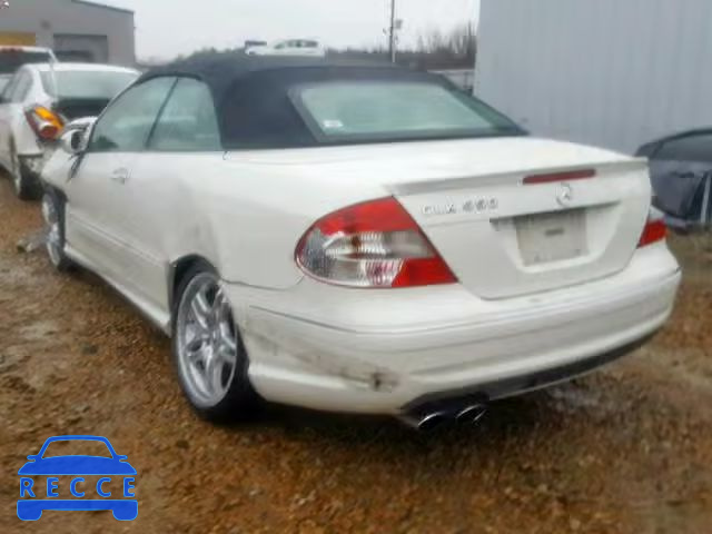 2008 MERCEDES-BENZ CLK 550 WDBTK72F88T095711 image 2