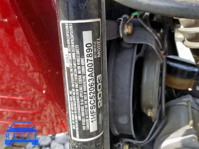 2003 HONDA VT1300 S 1HFSC52063A007890 Bild 9