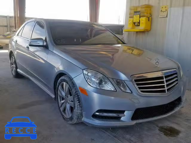 2013 MERCEDES-BENZ E 350 BLUE WDDHF2EB1DA675689 image 0