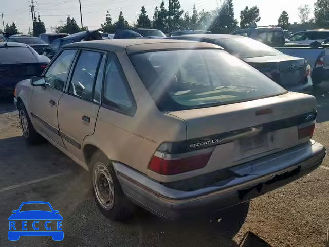 1990 FORD ESCORT LX 1FAPP9598LW136485 image 2