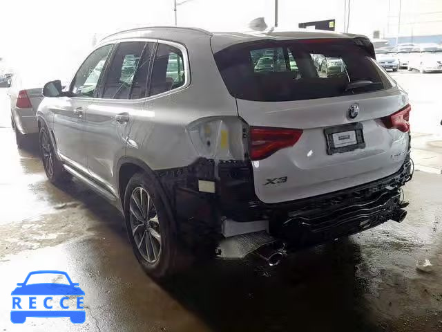 2019 BMW X3 SDRIVE3 5UXTR7C57KLF28012 image 2