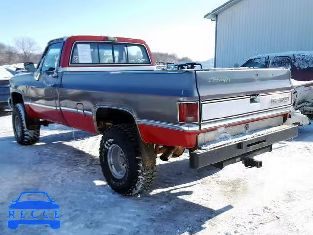 1986 CHEVROLET K10 1GCEK14H5GJ120600 Bild 2