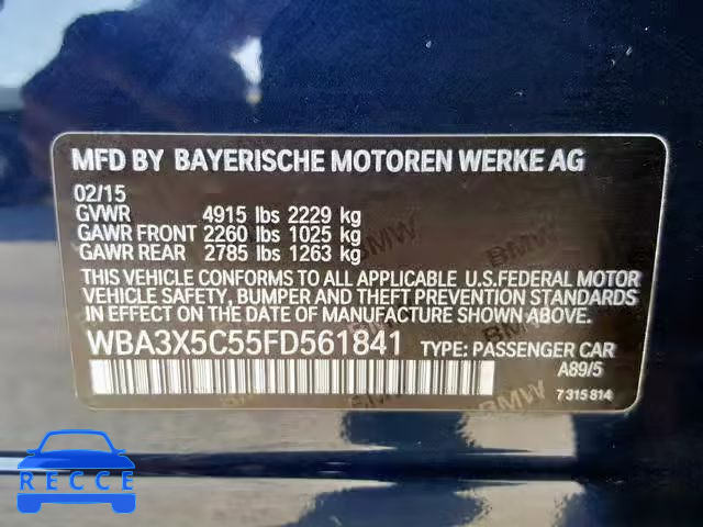 2015 BMW 328 XIGT WBA3X5C55FD561841 Bild 9