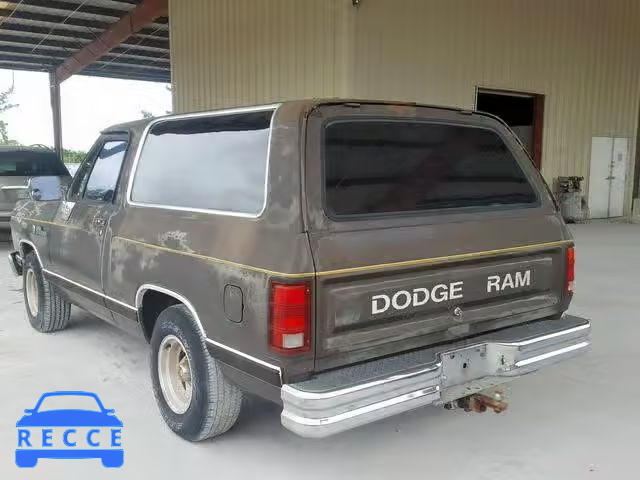 1990 DODGE RAMCHARGER 3B4GE07Y0LM050200 зображення 2