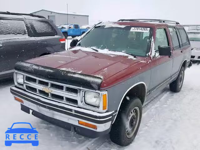 1993 CHEVROLET BLAZER S10 1GNDT13W1P2122449 image 1