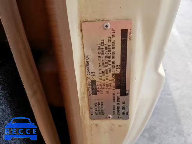 1985 TOYOTA PICKUP RN6 JT4RN65S2F5083013 image 9