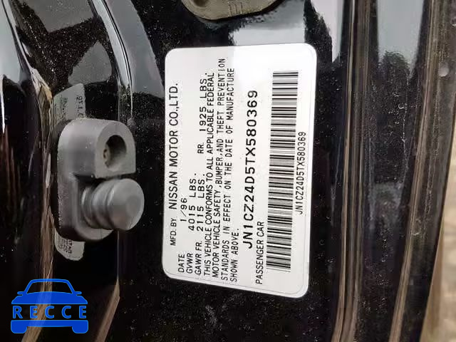 1996 NISSAN 300ZX JN1CZ24D5TX580369 image 9