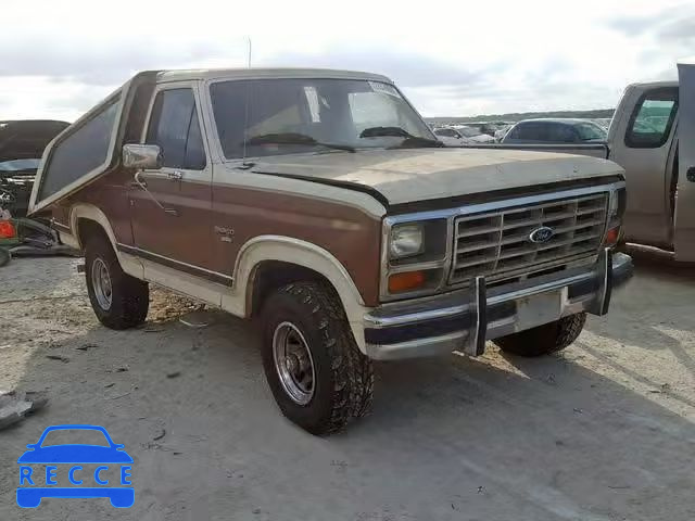 1986 FORD BRONCO U10 1FMDU15N2GLA09349 image 0