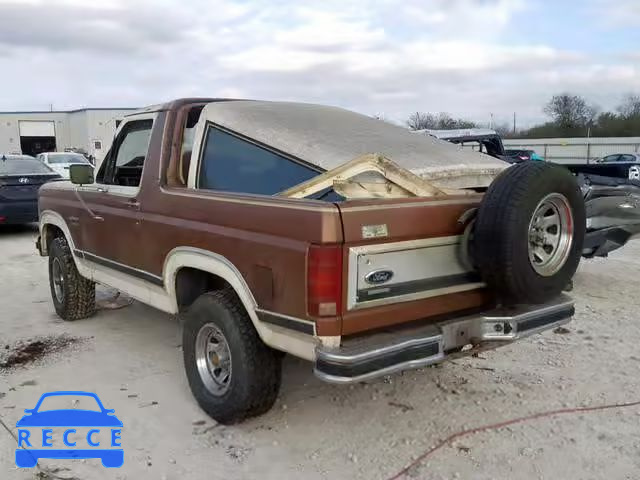 1986 FORD BRONCO U10 1FMDU15N2GLA09349 image 2