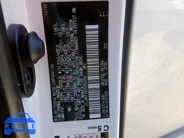 2013 LEXUS GX PREMIUM JTJJM7FX6D5056455 image 9