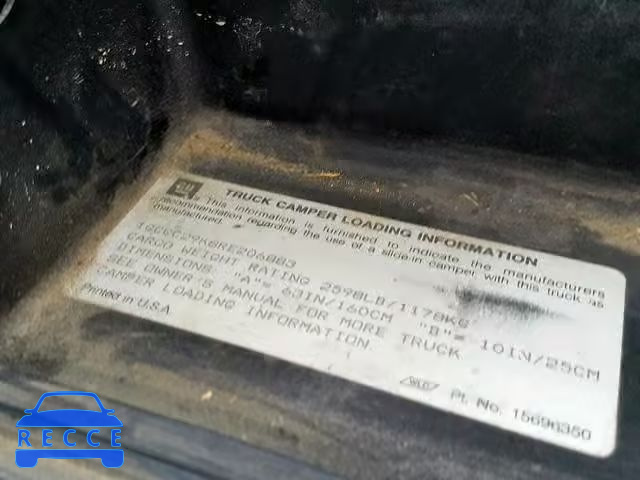 1994 CHEVROLET GMT-400 C2 1GCGC29K8RE206883 зображення 9