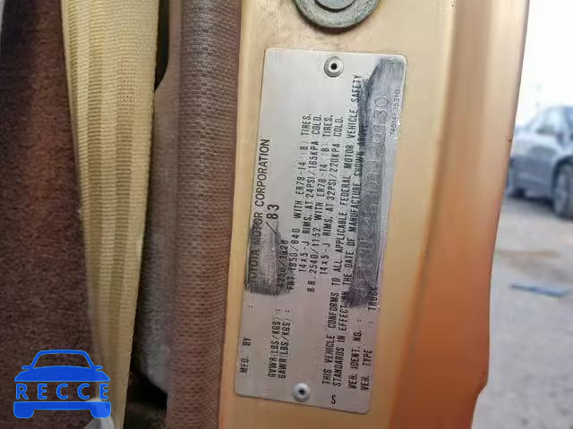 1983 TOYOTA PICKUP 1/2 JT4RN44S3D1120130 image 9