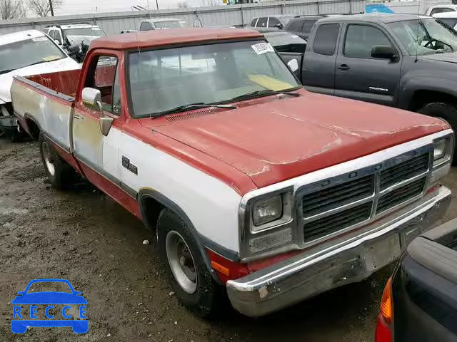 1991 DODGE D-SERIES D 1B7KE26C4MS327132 зображення 0