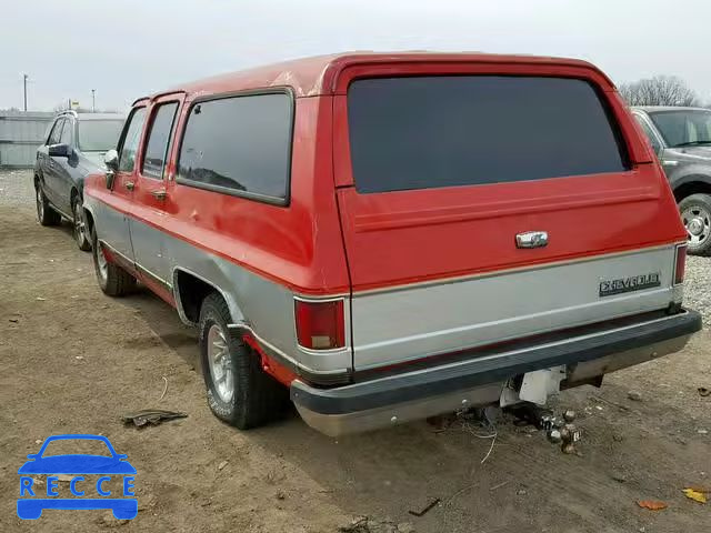 1991 CHEVROLET SUBURBAN R 1GNER16K3MF115986 зображення 2