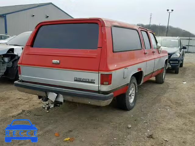 1991 CHEVROLET SUBURBAN R 1GNER16K3MF115986 image 3