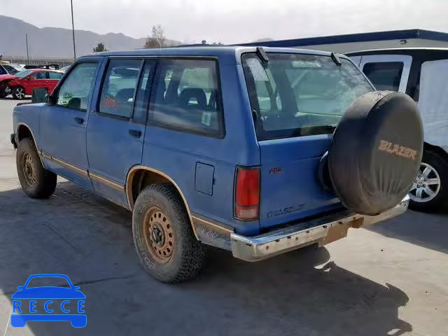 1993 CHEVROLET BLAZER S10 1GNDT13Z8P2123012 image 2