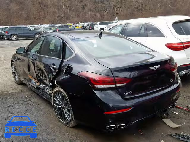 2018 GENESIS G80 SPORT KMHGN4JB0JU250044 image 2