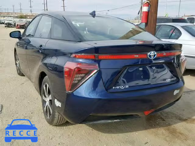 2017 TOYOTA MIRAI JTDBVRBD7HA002249 image 2