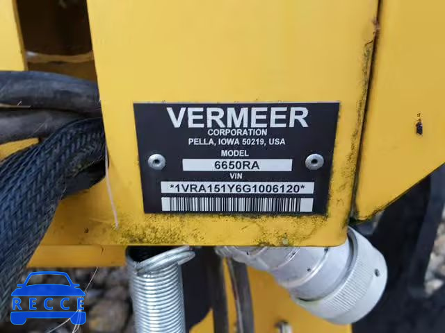 2016 VERM HAYBALER 1VRA151Y6G1006120 зображення 9