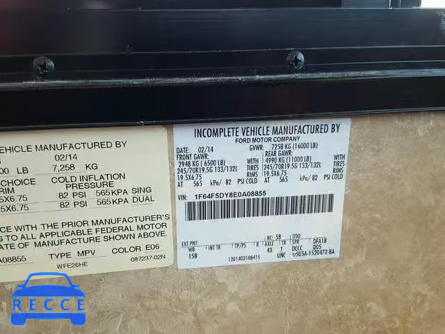 2014 FORD F53 1F64F5DY8E0A08855 Bild 9