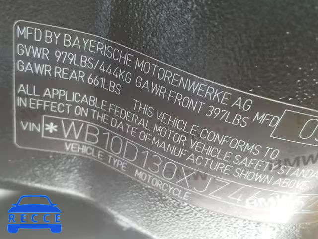 2018 BMW S 1000 XR WB10D130XJZ463652 image 9