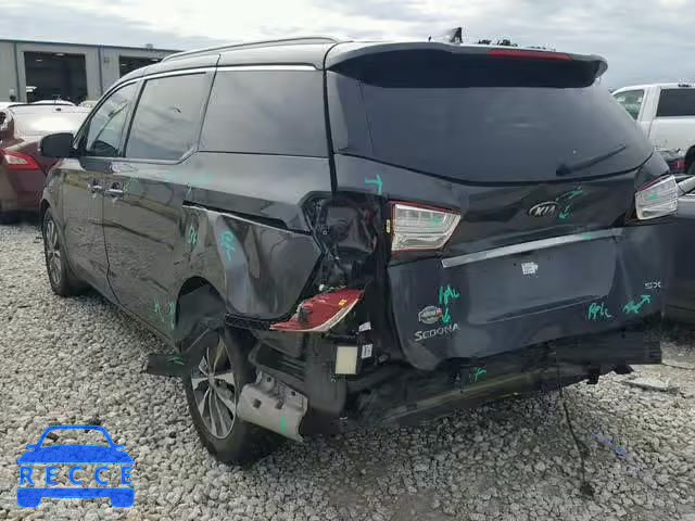2017 KIA SEDONA EX KNDMC5C10H6321314 зображення 2