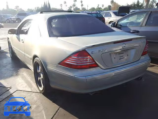 2003 MERCEDES-BENZ CL 500 WDBPJ75J23A033343 image 2