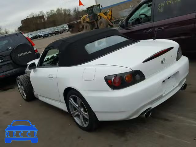 2008 HONDA S2000 JHMAP21478S000430 image 2